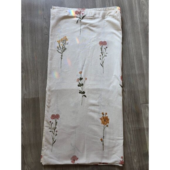 Threshold Floral Cotton  Shower Curtain Panel - Picture 1 of 6